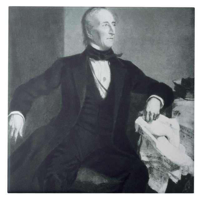 John Tyler, 10th President of the United States of Tile (Front)