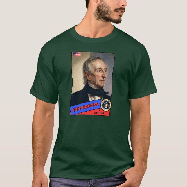 John Tyler Baseball Card T-Shirt (Front)