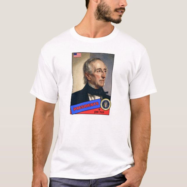 John Tyler Baseball Card T-Shirt (Front)