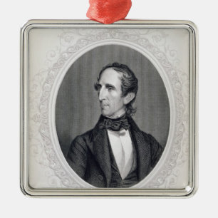 John Tyler Metal Ornament