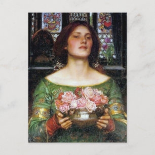 John Waterhouse - Gather Ye Rosebuds Postcard