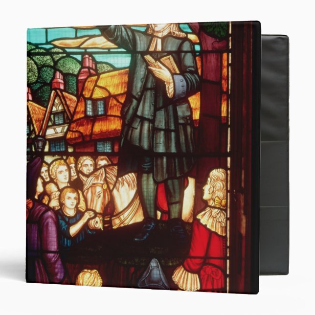 John Wesley  Preaching the Gospels in England Binder (Front/Inside)