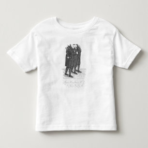 John Wesley walking in Edinburgh between James Toddler T-shirt
