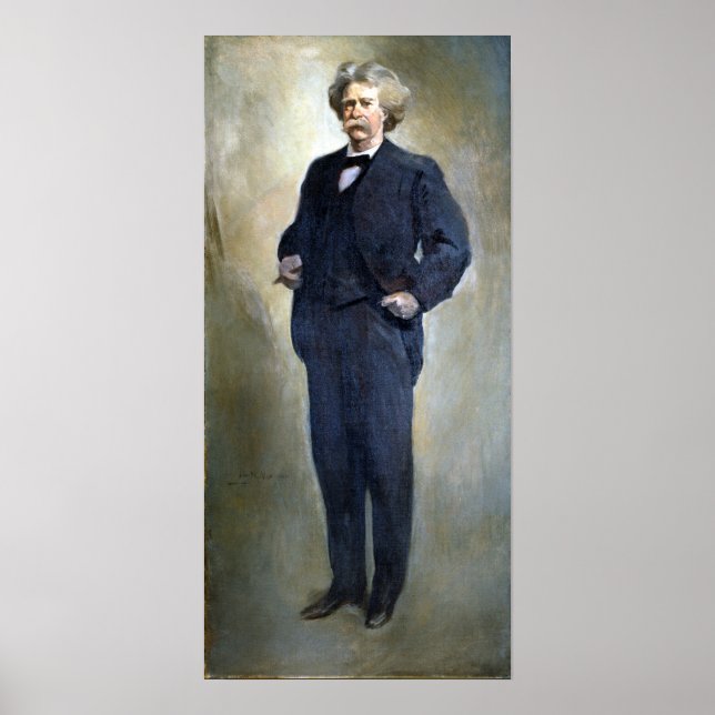 John White Alexander Samuel L. Clemens Mark Twain Poster (Front)