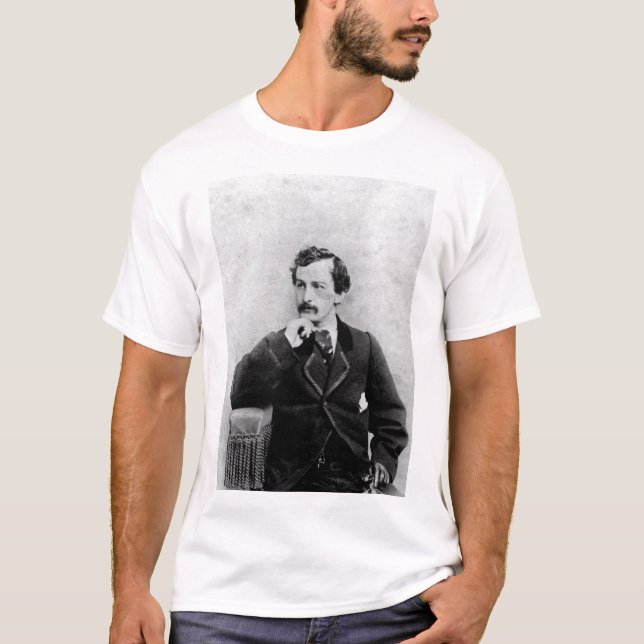 John Wilkes Booth,  ca.  1862.  Charles DeForest F T-Shirt (Front)