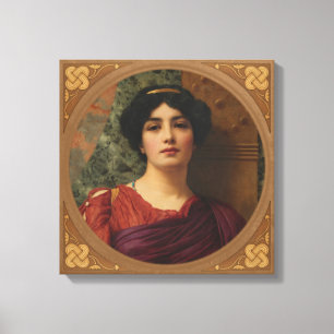 John William Godward Contemplation CC0634 Canvas Print