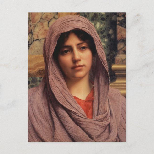 John William Godward- Lycinna Postcard (Front)