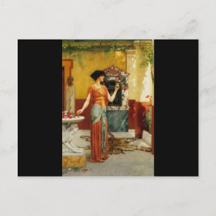 John William Godward- The Bouquet Postcard