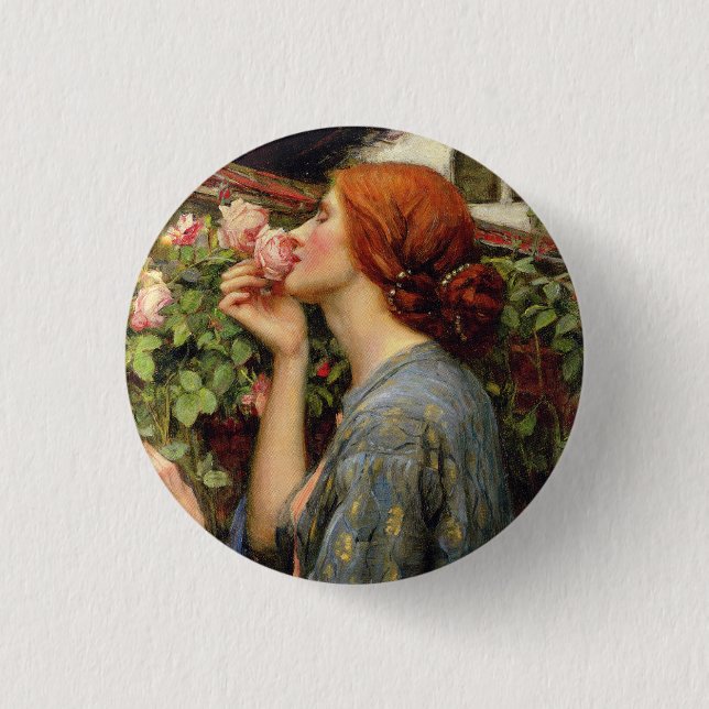 John William Waterhouse 1 Inch Round Button (Front)