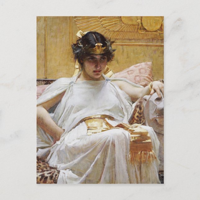 John William Waterhouse - Cleopatra Postcard (Front)