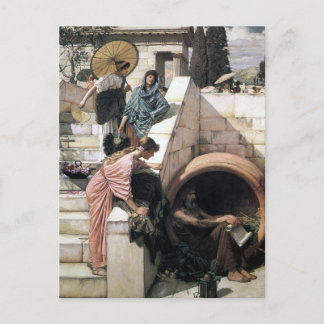 John William Waterhouse - Diogenes Postcard