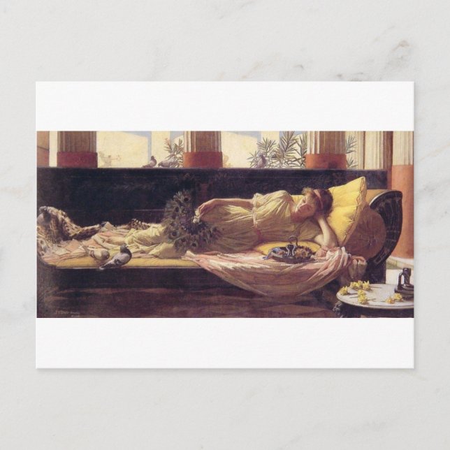 John William Waterhouse - Dolce far Niente Postcard (Front)