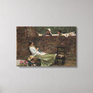 John William Waterhouse - Good Neighbours Canvas Print