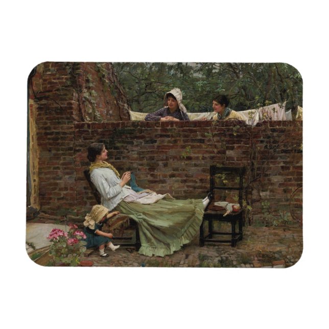 John William Waterhouse - Good Neighbours Magnet (Horizontal)