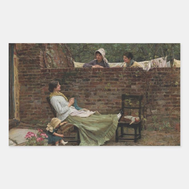 John William Waterhouse - Good Neighbours Sticker (Front)