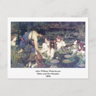 John William Waterhouse - Hylas and the Nymphs Postcard