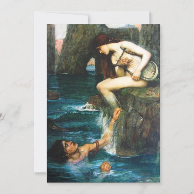 John William Waterhouse les invitations de sirène (Devant)