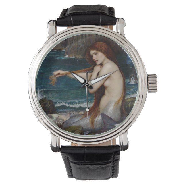 John William Waterhouse Mermaid Watch (Front)