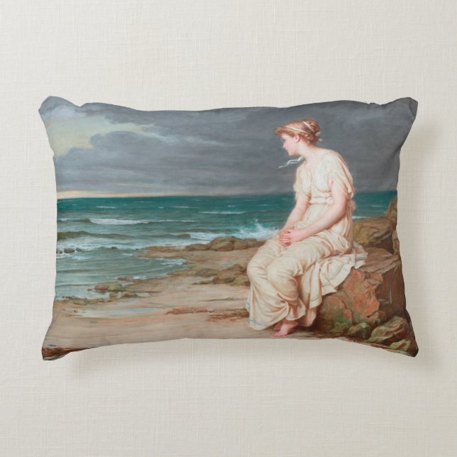 John William Waterhouse - Miranda Accent Pillow (Front)