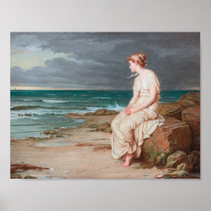 John William Waterhouse Miranda Art Affiche