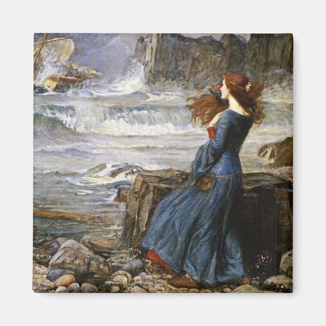 John William Waterhouse - Miranda - The Tempest Magnet (Front)