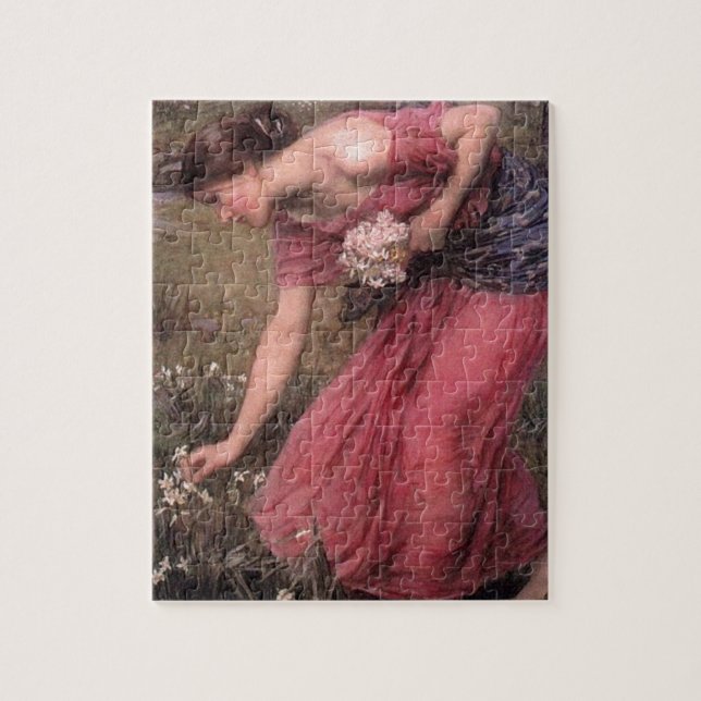 John William Waterhouse - Narcissus - Fine Art Jigsaw Puzzle (Vertical)