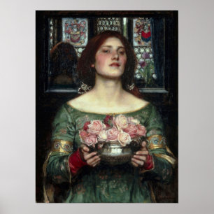 John William Waterhouse - Rosebuds Poster