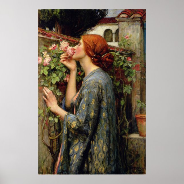John William Waterhouse Soul of the Rose Poster (Front)