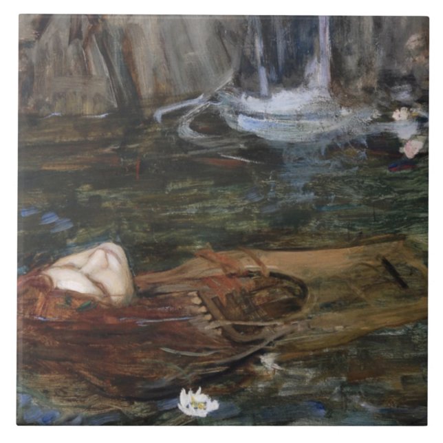 John William Waterhouse - Study for Nymphs Finding Tile (Front)