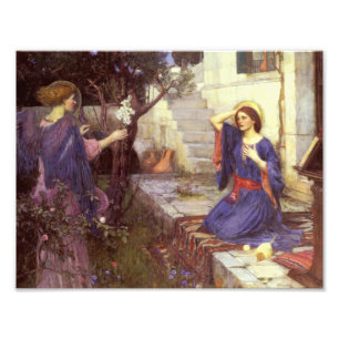 John William Waterhouse - The Annunciation Photo Print