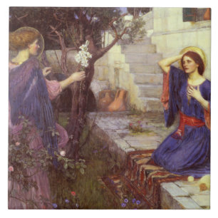 John William Waterhouse - The Annunciation Tile