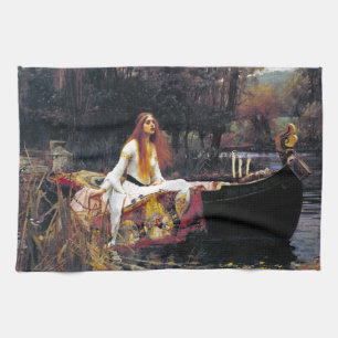 John William Waterhouse The Lady Of Shalott Kitchen Towel