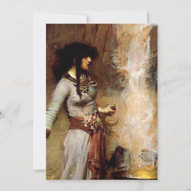 John William Waterhouse The Magic Circle Invitation (Front)