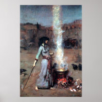 John William Waterhouse The Magic Circle