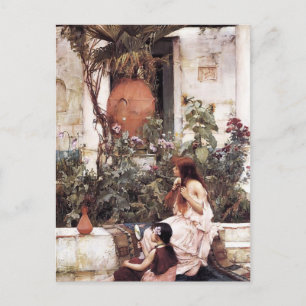 John William Waterhouse- The Toilet Postcard