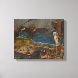 John William Waterhouse - Ulysses and the Sirens Canvas Print