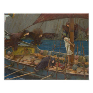 John William Waterhouse - Ulysses and the Sirens Photo Print
