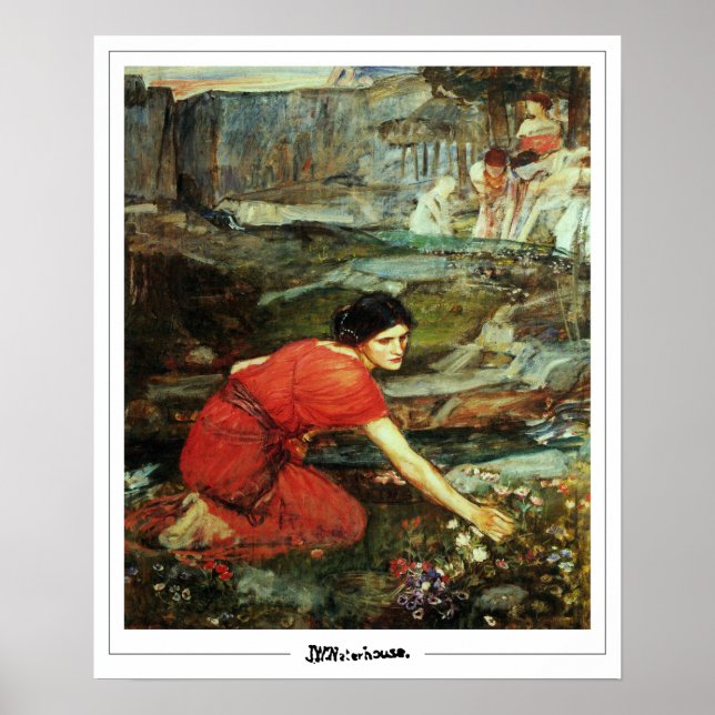 John William Waterhouse Zedign Poster d'art #7 (Devant)