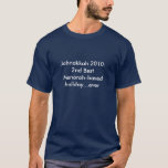 Johnakkah 2010:2nd Best Menorah-based holiday..... T-Shirt<br><div class="desc">Celebrate Johnakkah in style... menorah pride!</div>