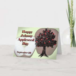 Johnny Appleseed jour carte 26 septembre