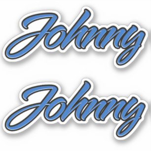 Johnny Blue Autocollant Autocollant