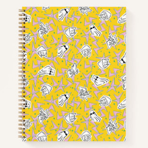 Johnny Bravo Characters Pattern Notebook