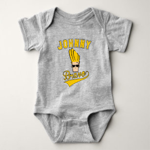 Johnny Bravo Collegiate Graphic Baby Bodysuit