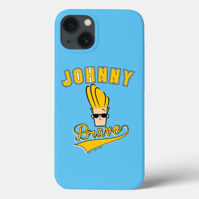 Johnny Bravo Collegiate Graphic Case-Mate iPhone Case (Back)