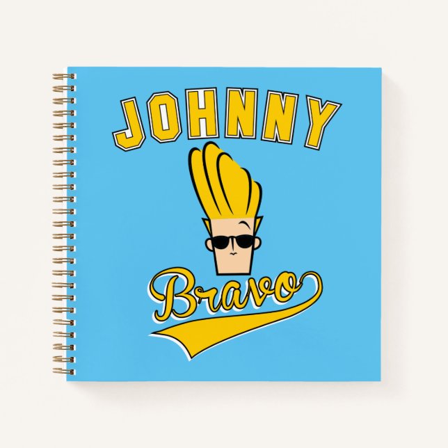 Johnny Bravo Collegiate Graphic Notebook (Front)