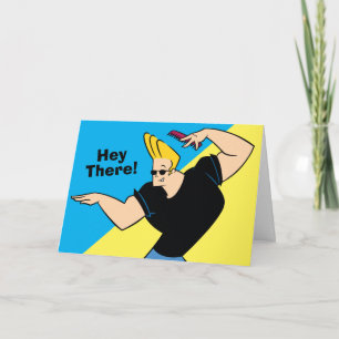 Johnny Bravo Combing Hair Card