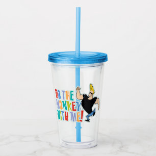 Johnny Bravo - Do The Monkey With Me! Acrylic Tumbler
