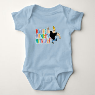 Johnny Bravo - Do The Monkey With Me! Baby Bodysuit