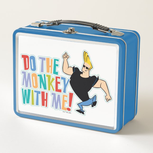 Johnny Bravo - Do The Monkey With Me! Metal Lunch Box (Front)