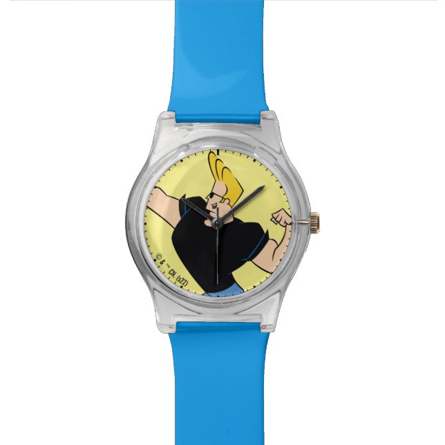 Johnny Bravo Flexing Watch (Close Up)